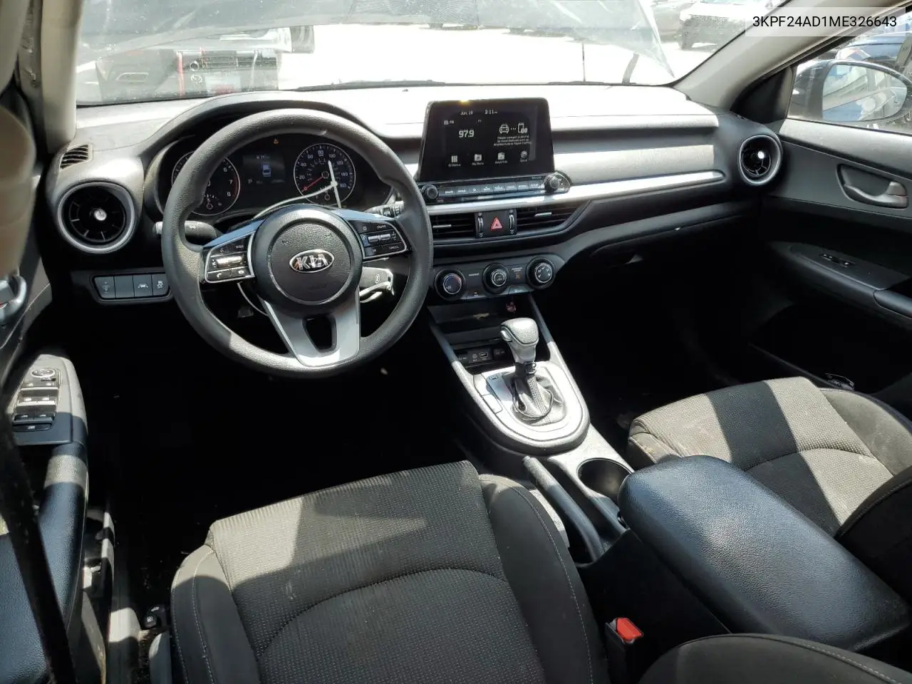 2021 Kia Forte Fe VIN: 3KPF24AD1ME326643 Lot: 61151565