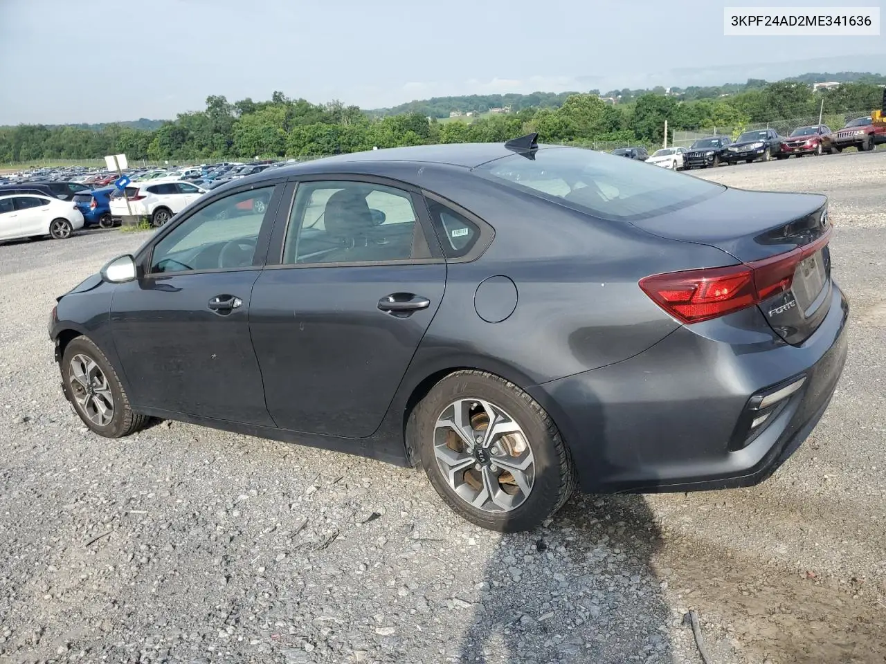 2021 Kia Forte Fe VIN: 3KPF24AD2ME341636 Lot: 61664285