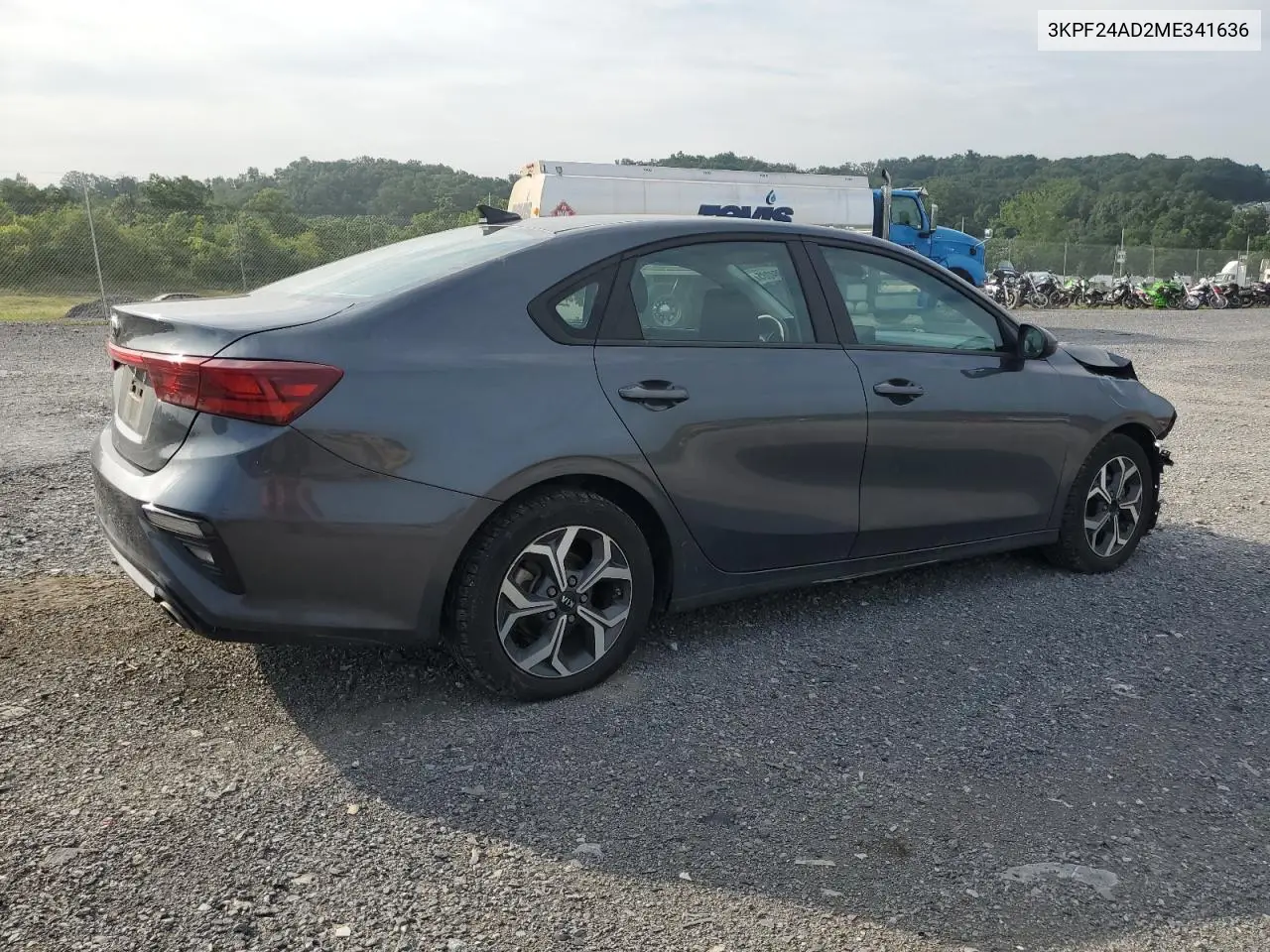 2021 Kia Forte Fe VIN: 3KPF24AD2ME341636 Lot: 61664285