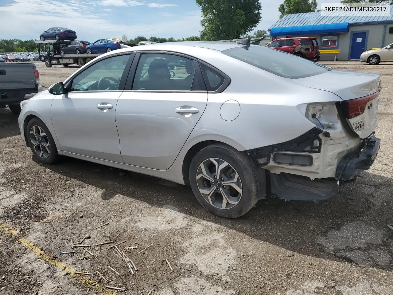 2021 Kia Forte Fe VIN: 3KPF24AD1ME336217 Lot: 61711585