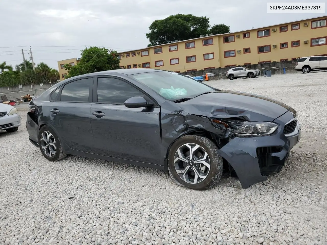 2021 Kia Forte Fe VIN: 3KPF24AD3ME337319 Lot: 61855945