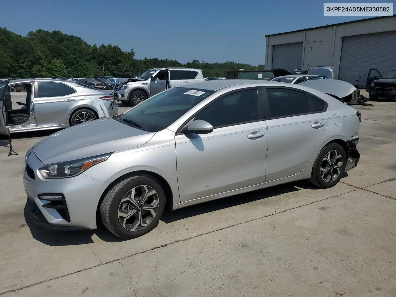 2021 Kia Forte Fe VIN: 3KPF24AD5ME330582 Lot: 61935335
