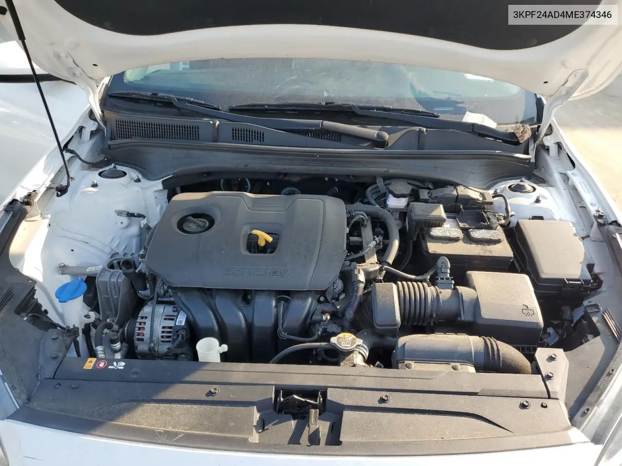 2021 Kia Forte Fe VIN: 3KPF24AD4ME374346 Lot: 62256735