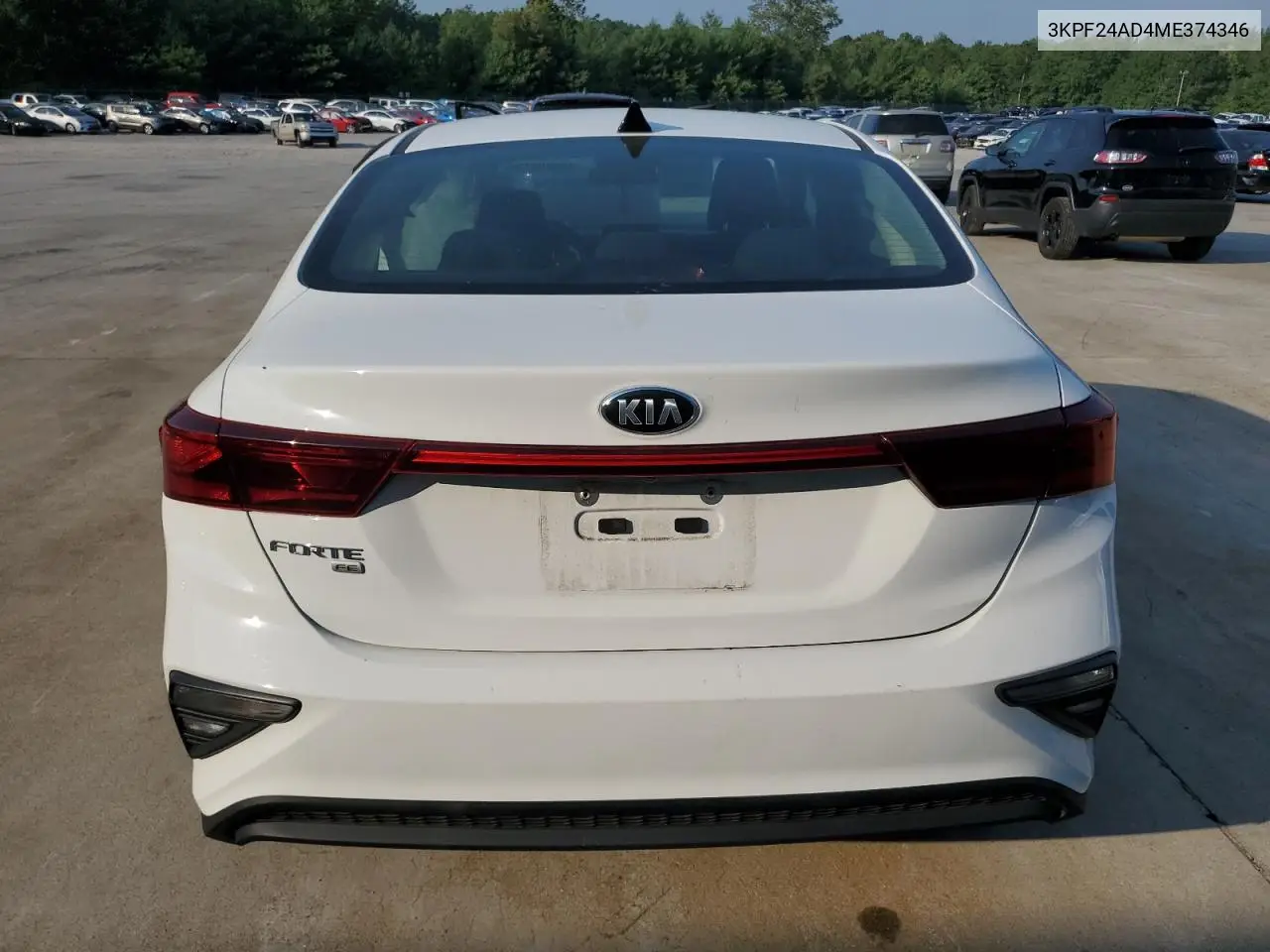 2021 Kia Forte Fe VIN: 3KPF24AD4ME374346 Lot: 62256735