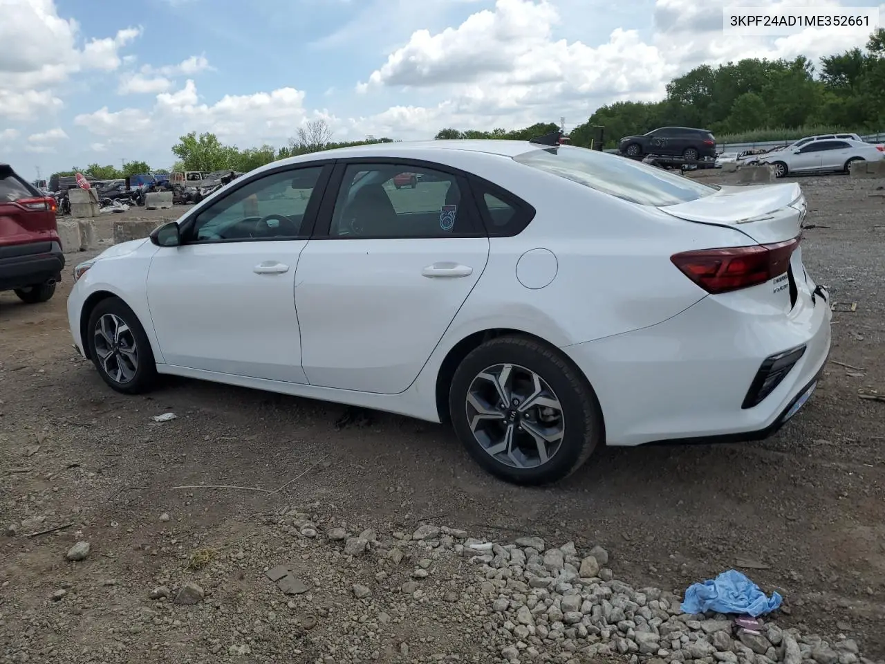 2021 Kia Forte Fe VIN: 3KPF24AD1ME352661 Lot: 62444465