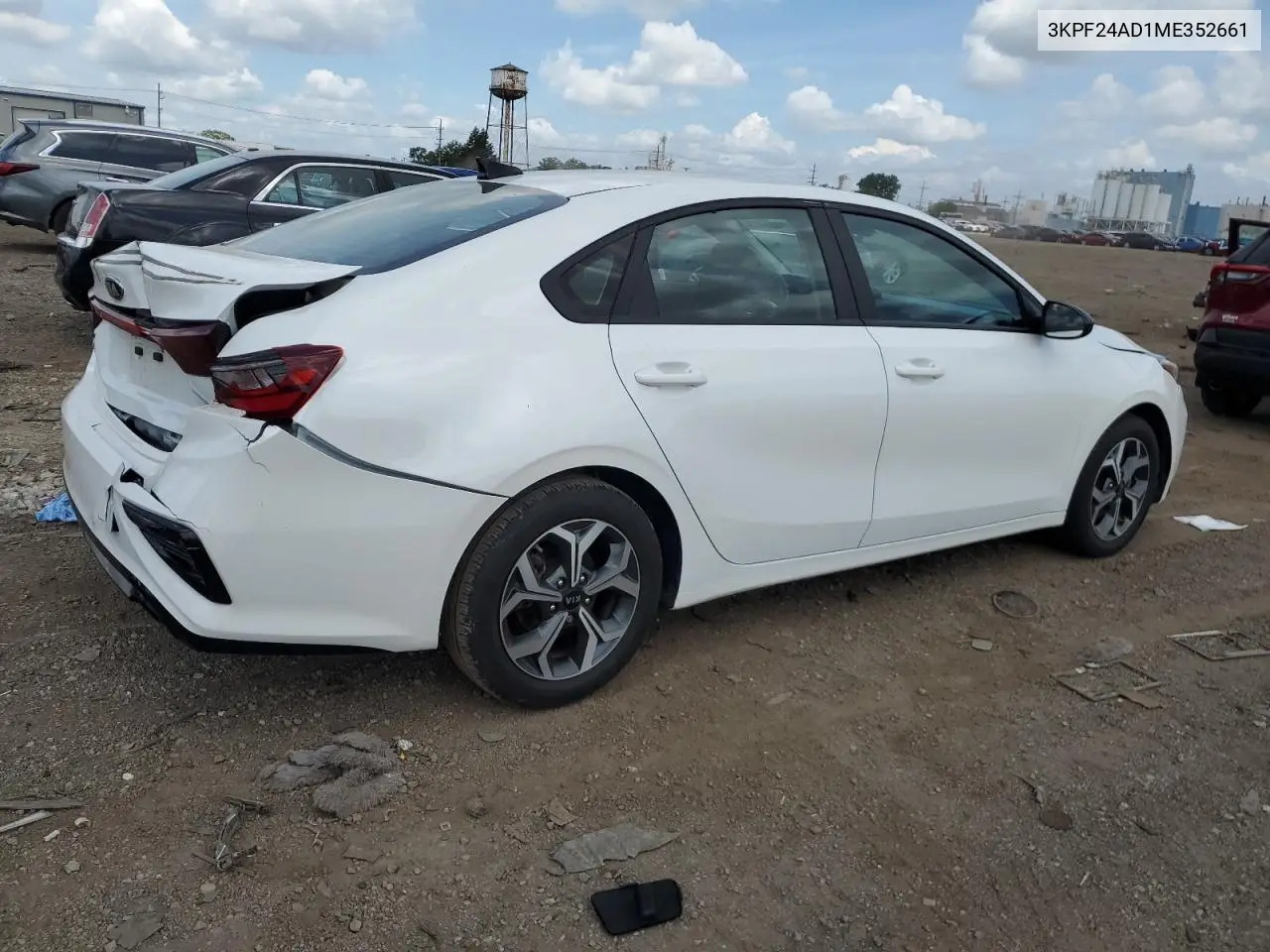2021 Kia Forte Fe VIN: 3KPF24AD1ME352661 Lot: 62444465