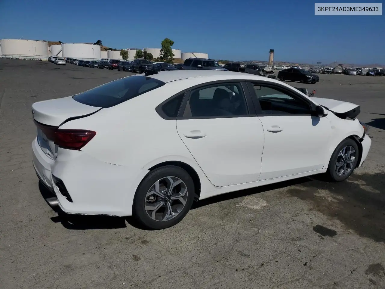 2021 Kia Forte Fe VIN: 3KPF24AD3ME349633 Lot: 62694205