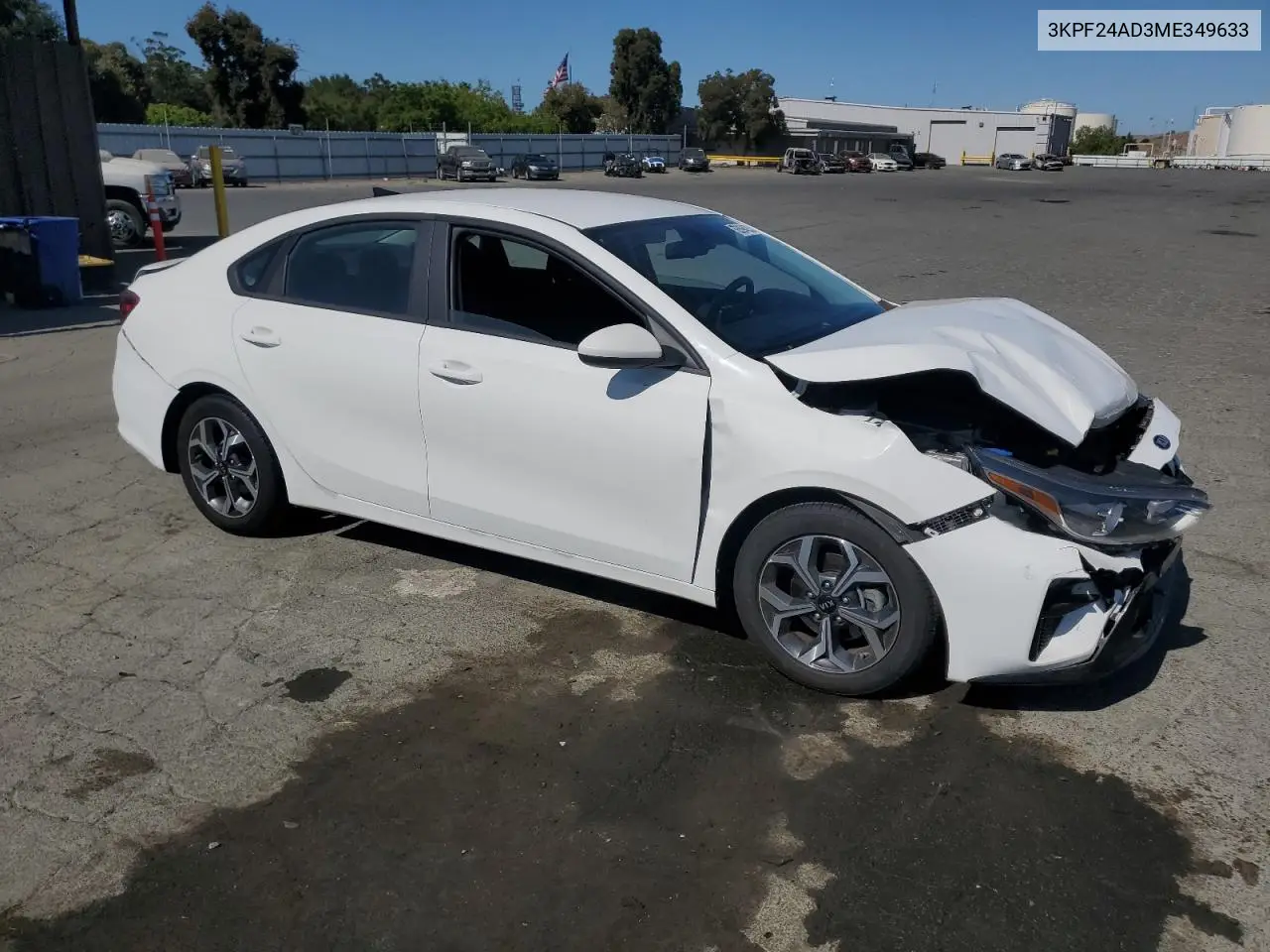 2021 Kia Forte Fe VIN: 3KPF24AD3ME349633 Lot: 62694205