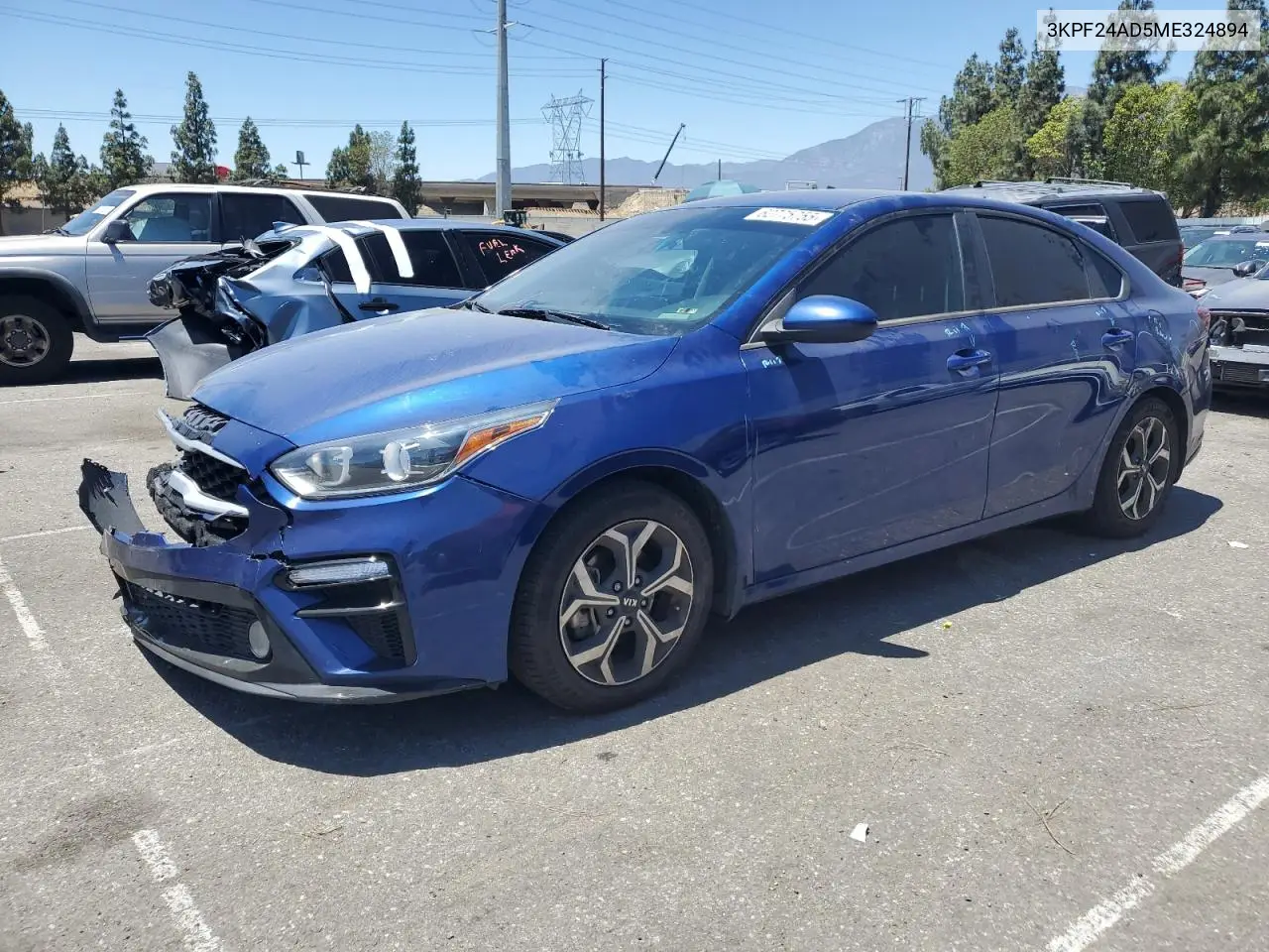 3kpf24ad5me324894 3KPF24AD5ME324894 2021 Kia Forte Fe