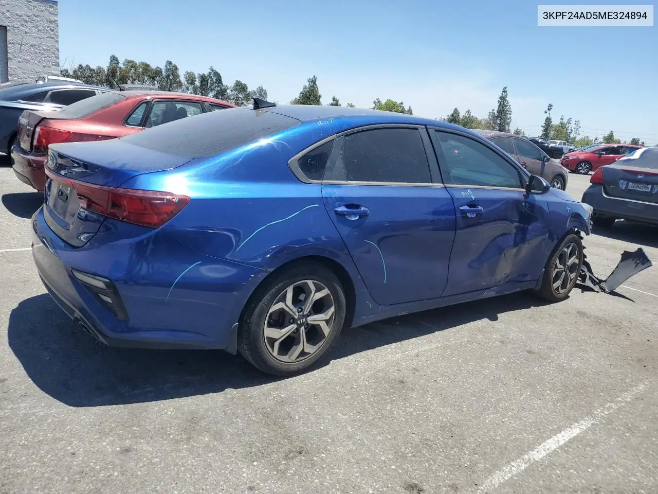 3kpf24ad5me324894 3KPF24AD5ME324894 2021 Kia Forte Fe