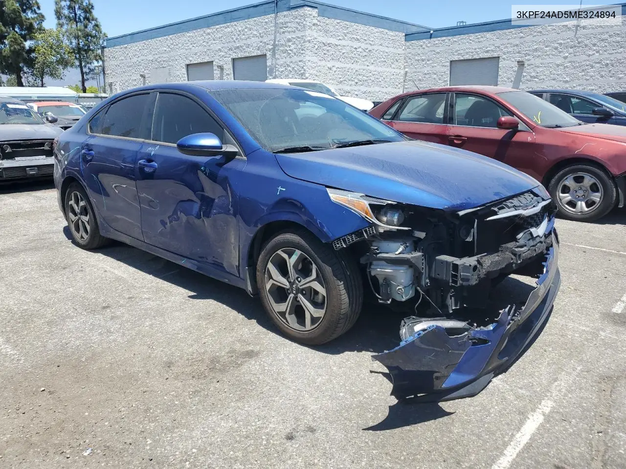 3kpf24ad5me324894 3KPF24AD5ME324894 2021 Kia Forte Fe