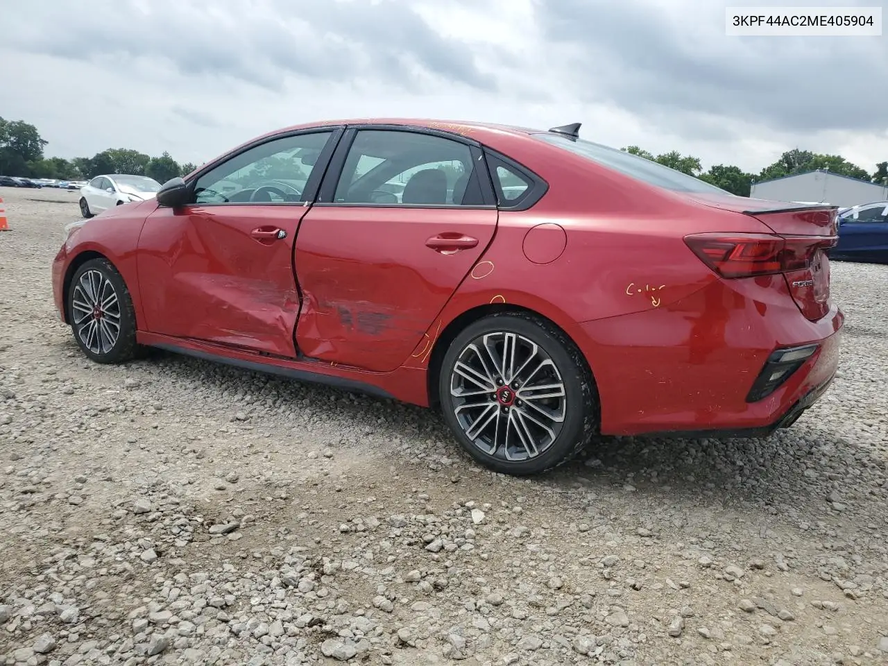 2021 Kia Forte Gt VIN: 3KPF44AC2ME405904 Lot: 62782135