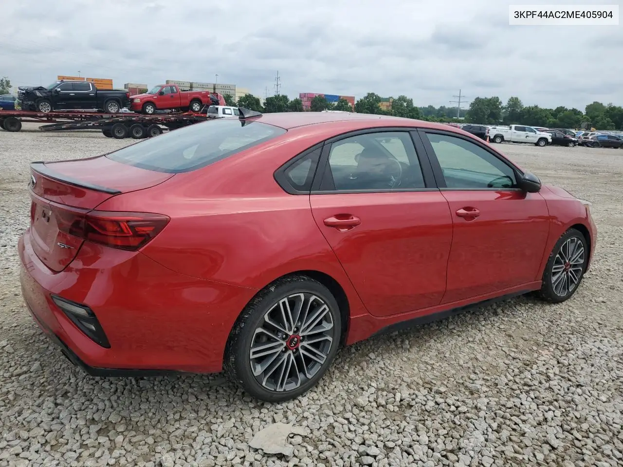 2021 Kia Forte Gt VIN: 3KPF44AC2ME405904 Lot: 62782135