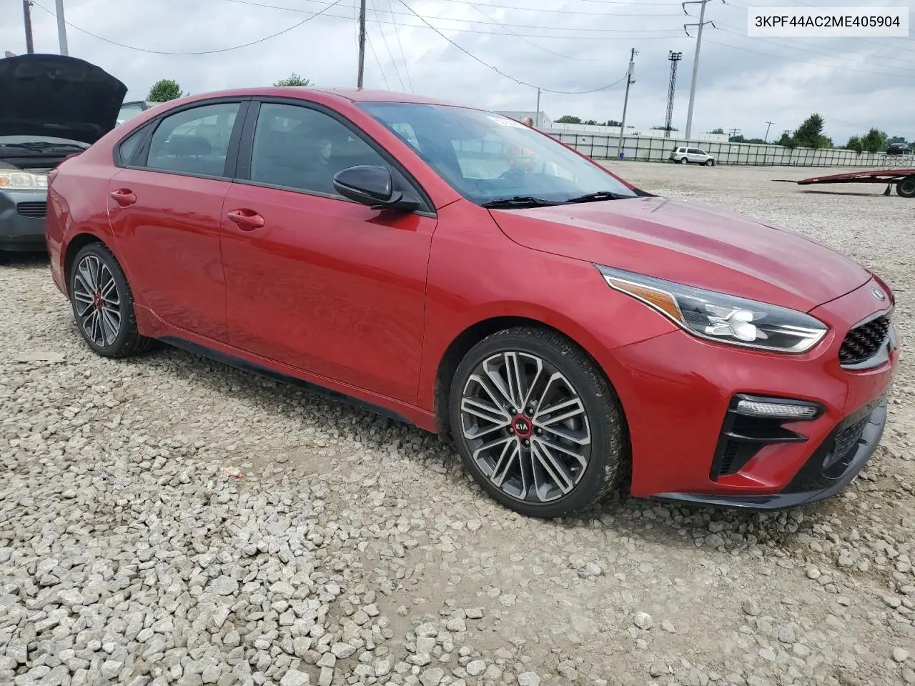 2021 Kia Forte Gt VIN: 3KPF44AC2ME405904 Lot: 62782135