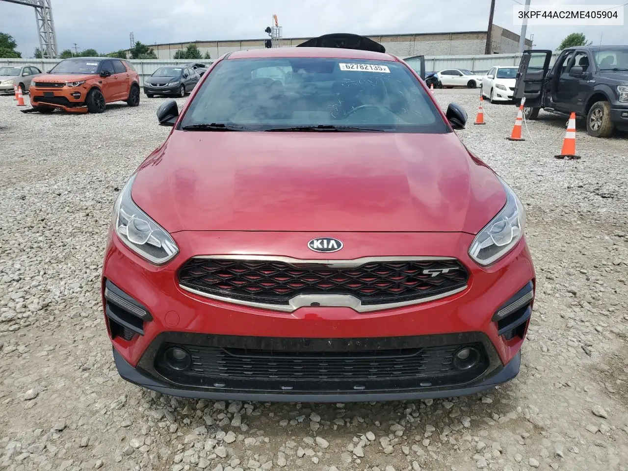 2021 Kia Forte Gt VIN: 3KPF44AC2ME405904 Lot: 62782135