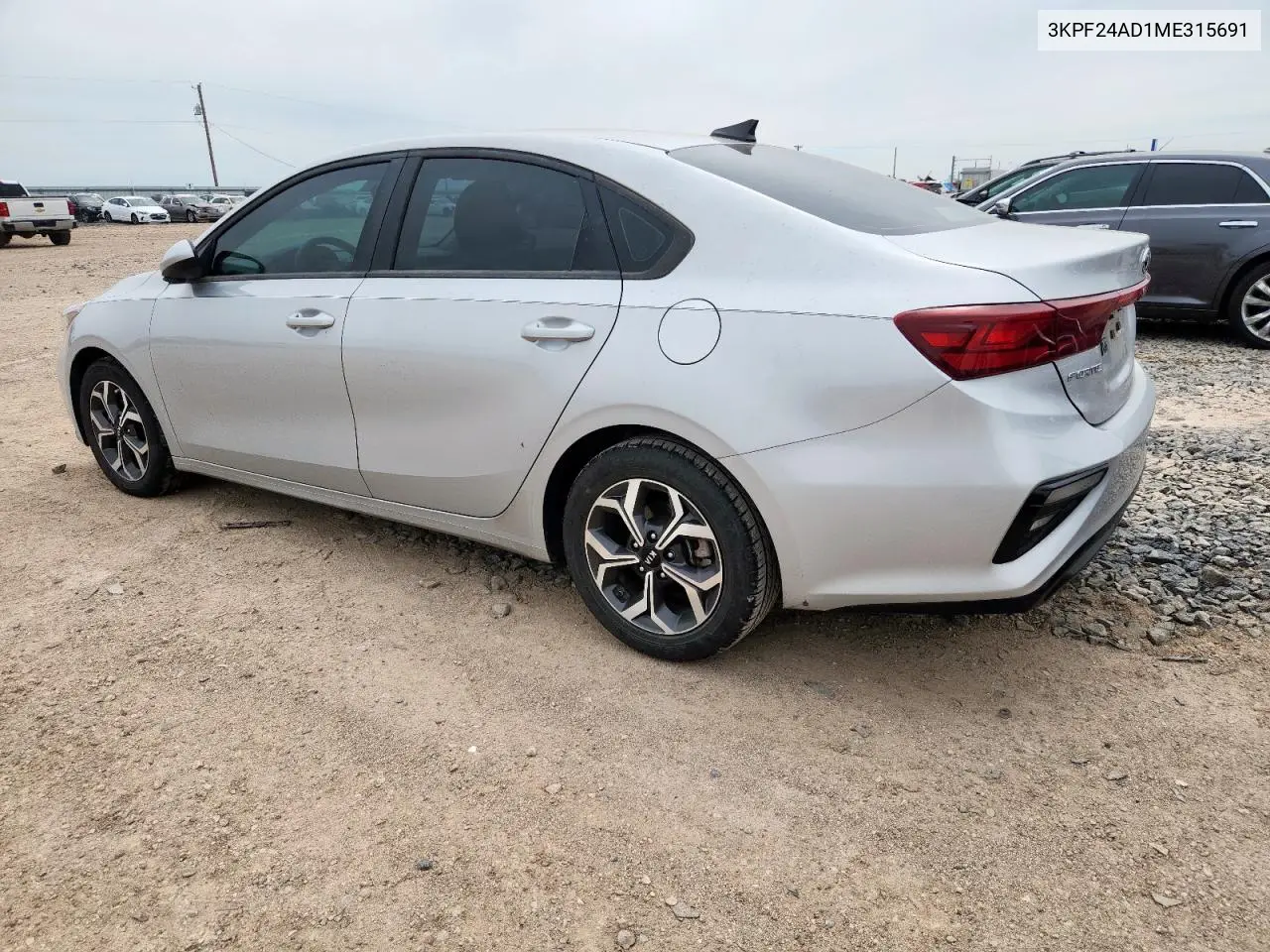 2021 Kia Forte Fe VIN: 3KPF24AD1ME315691 Lot: 62906115