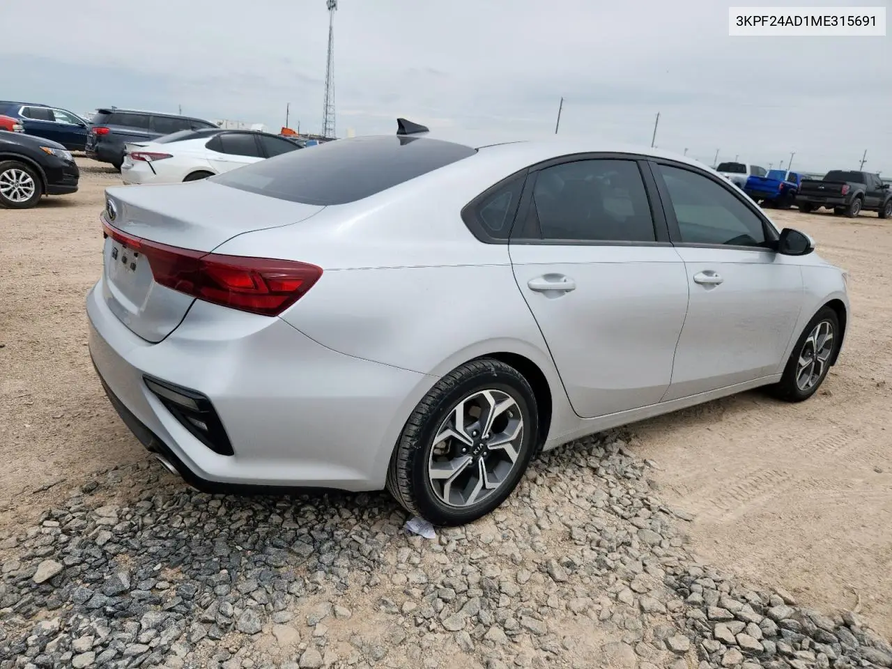2021 Kia Forte Fe VIN: 3KPF24AD1ME315691 Lot: 62906115
