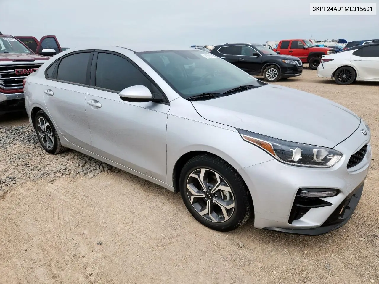 2021 Kia Forte Fe VIN: 3KPF24AD1ME315691 Lot: 62906115