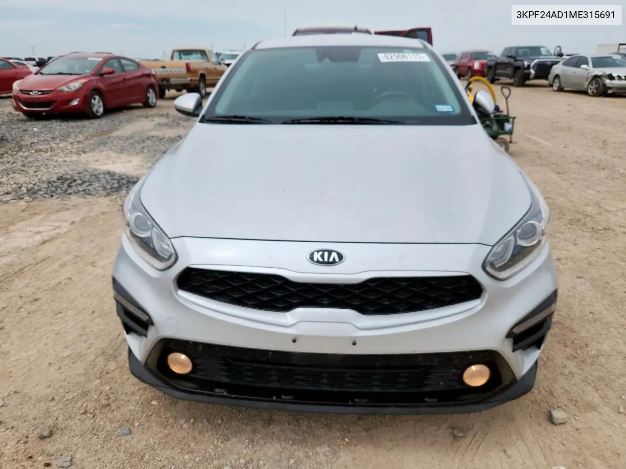 2021 Kia Forte Fe VIN: 3KPF24AD1ME315691 Lot: 62906115