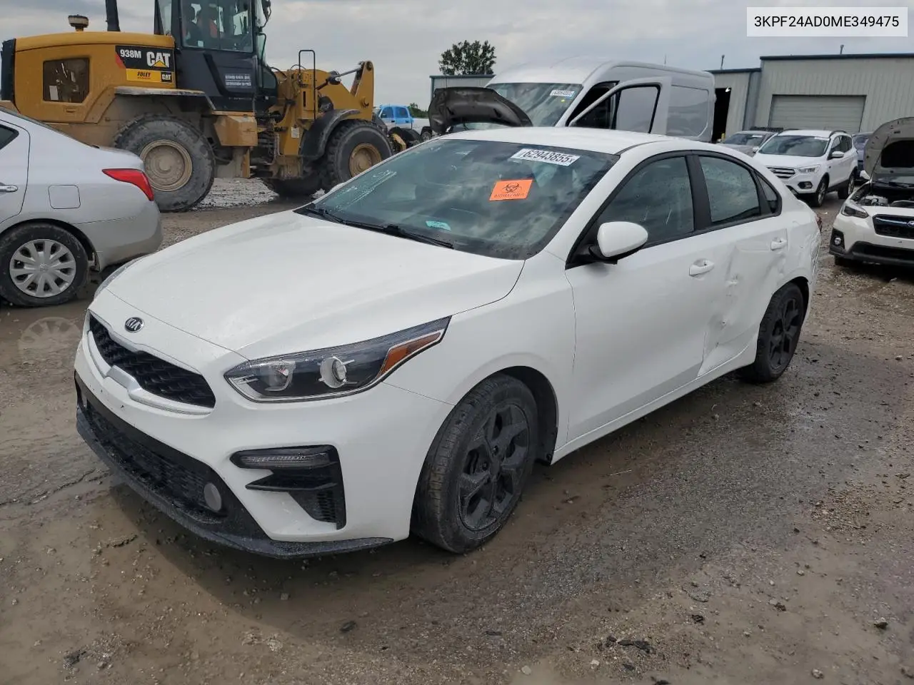 2021 Kia Forte Fe VIN: 3KPF24AD0ME349475 Lot: 62943855