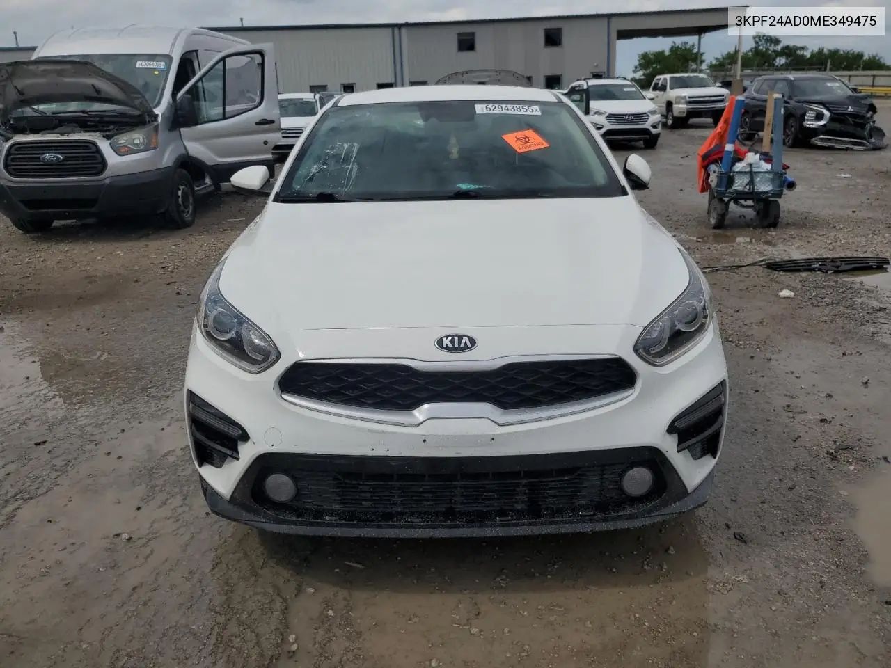 2021 Kia Forte Fe VIN: 3KPF24AD0ME349475 Lot: 62943855