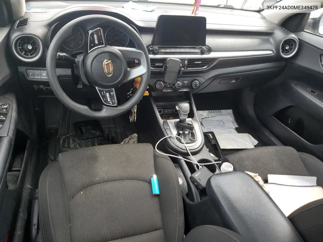 2021 Kia Forte Fe VIN: 3KPF24AD0ME349475 Lot: 62943855