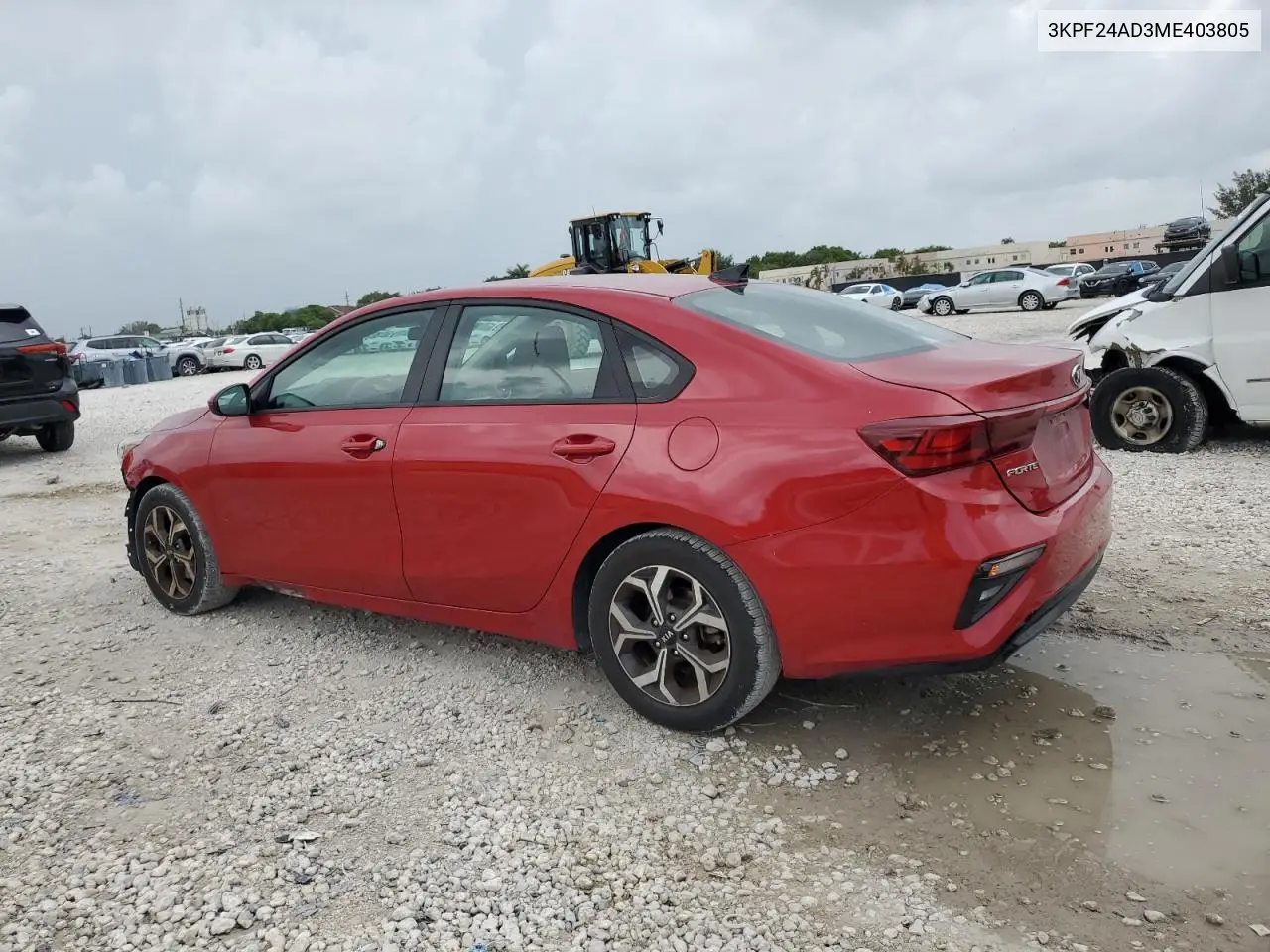 2021 Kia Forte Fe VIN: 3KPF24AD3ME403805 Lot: 63006665
