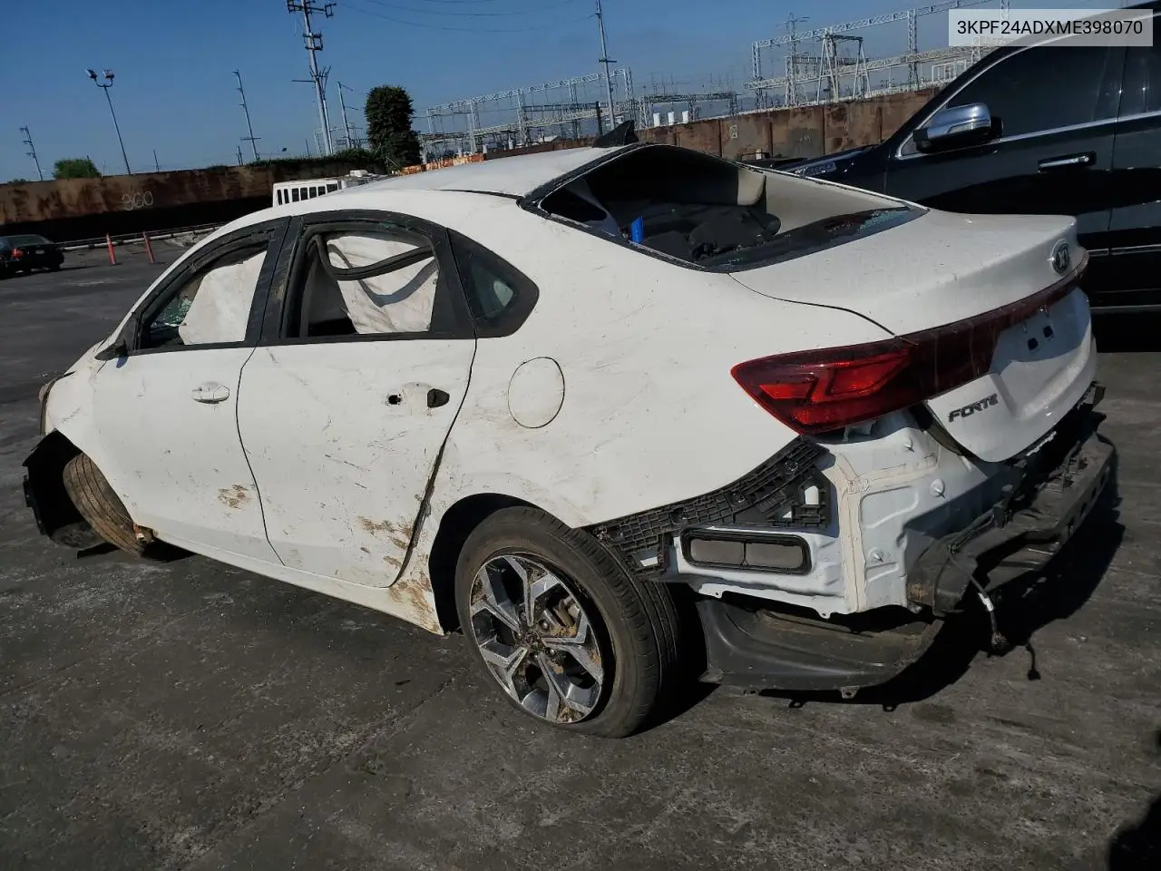 2021 Kia Forte Fe VIN: 3KPF24ADXME398070 Lot: 63023265