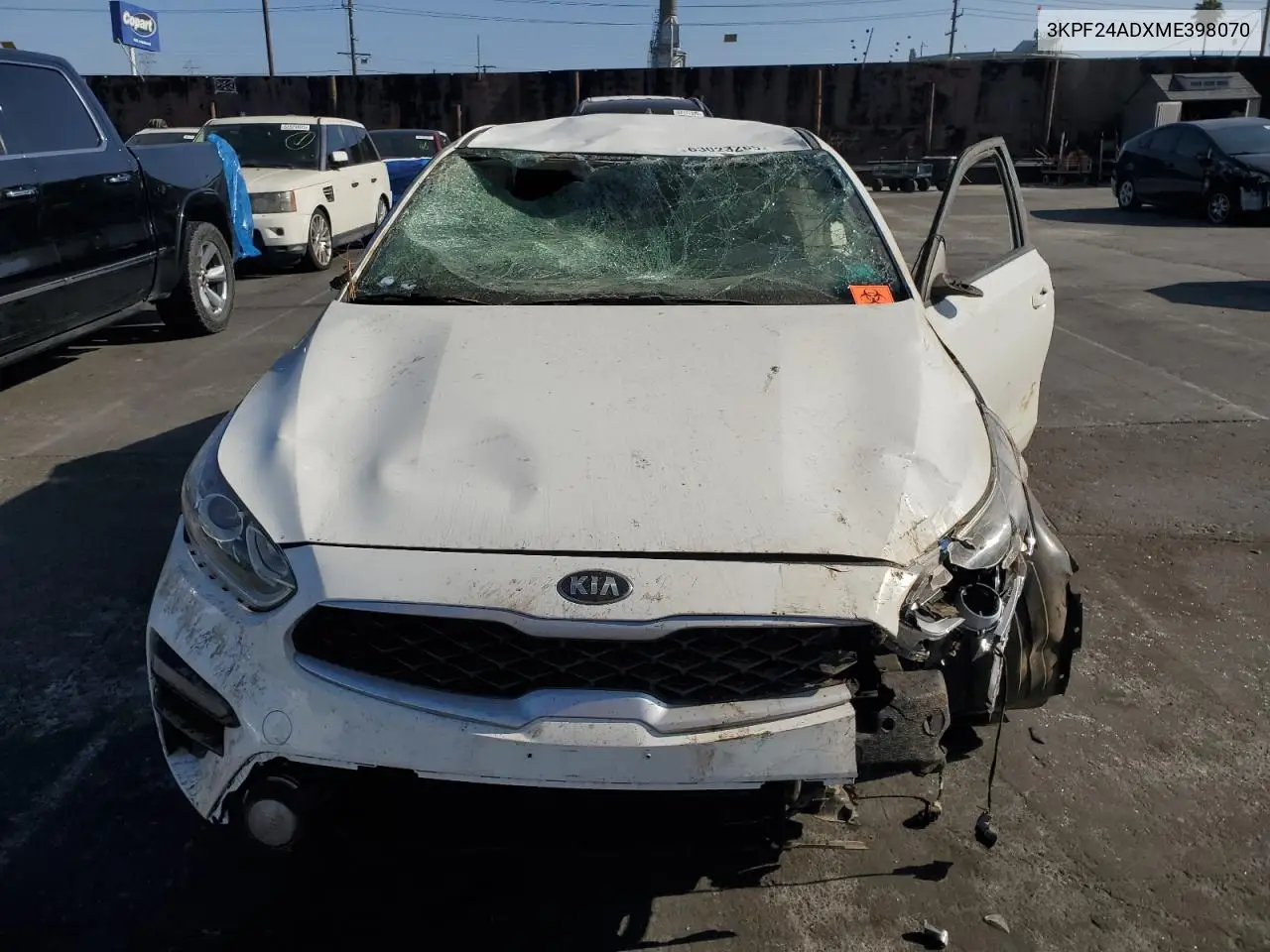 2021 Kia Forte Fe VIN: 3KPF24ADXME398070 Lot: 63023265