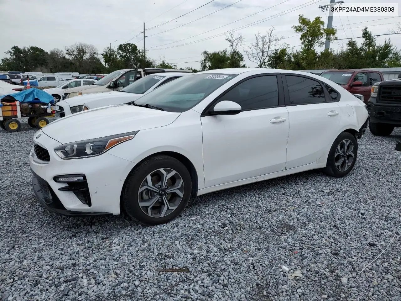 2021 Kia Forte Fe VIN: 3KPF24AD4ME380308 Lot: 63039505