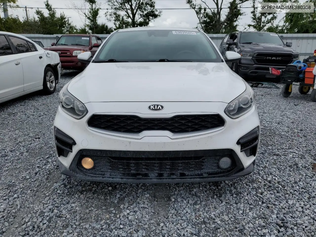 2021 Kia Forte Fe VIN: 3KPF24AD4ME380308 Lot: 63039505