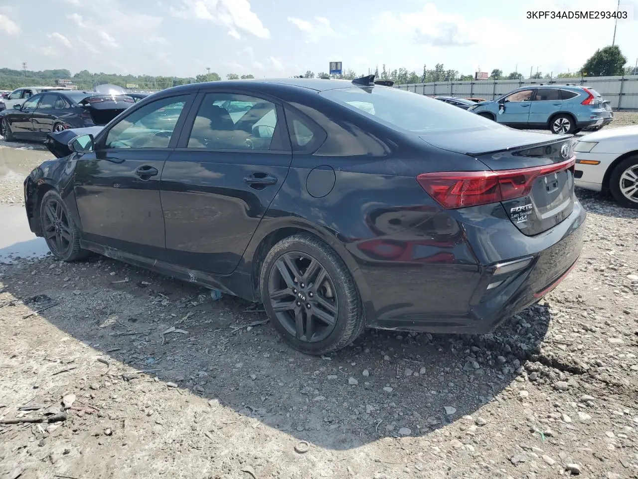 2021 Kia Forte Gt Line VIN: 3KPF34AD5ME293403 Lot: 65621165