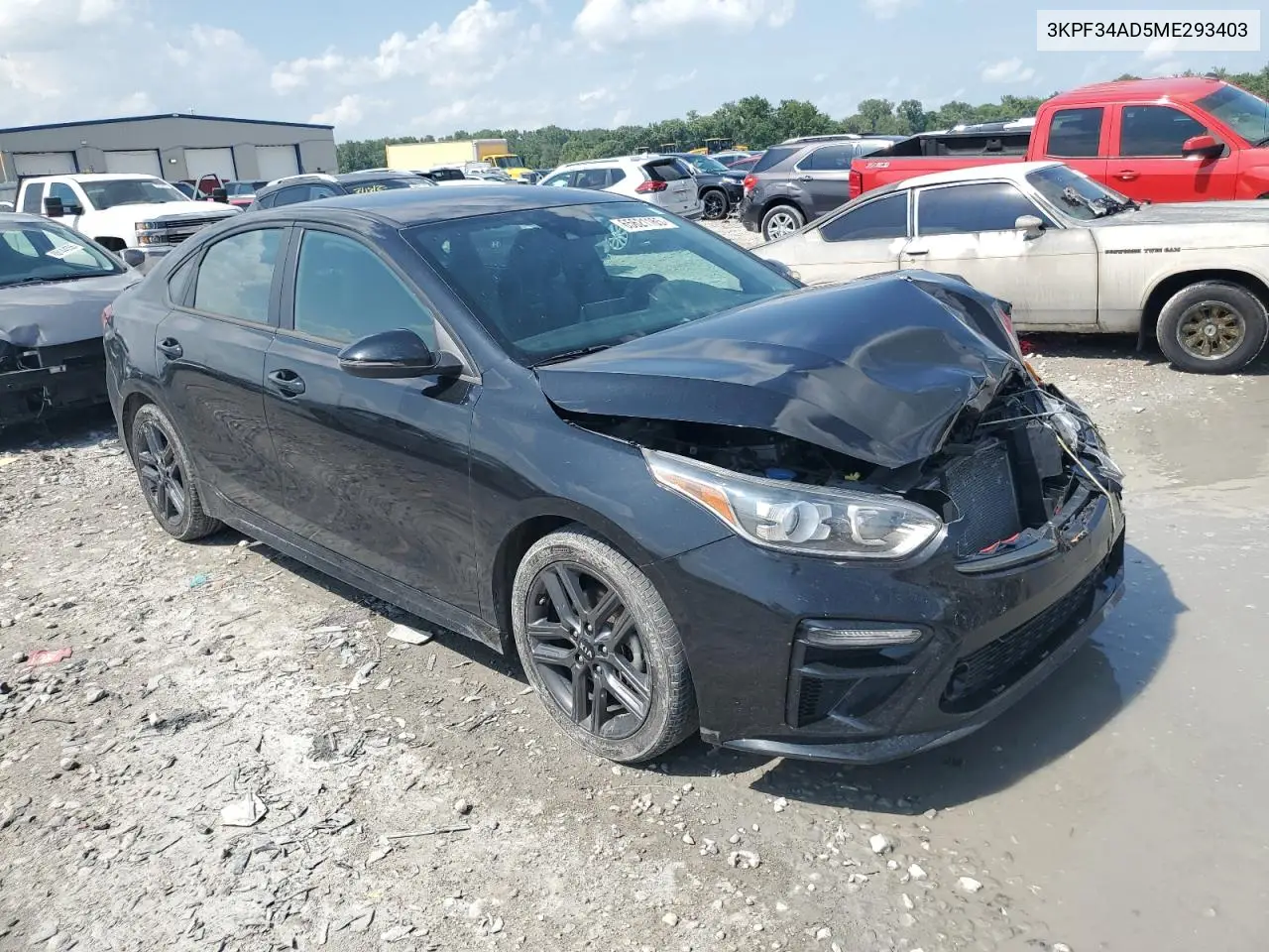 2021 Kia Forte Gt Line VIN: 3KPF34AD5ME293403 Lot: 65621165