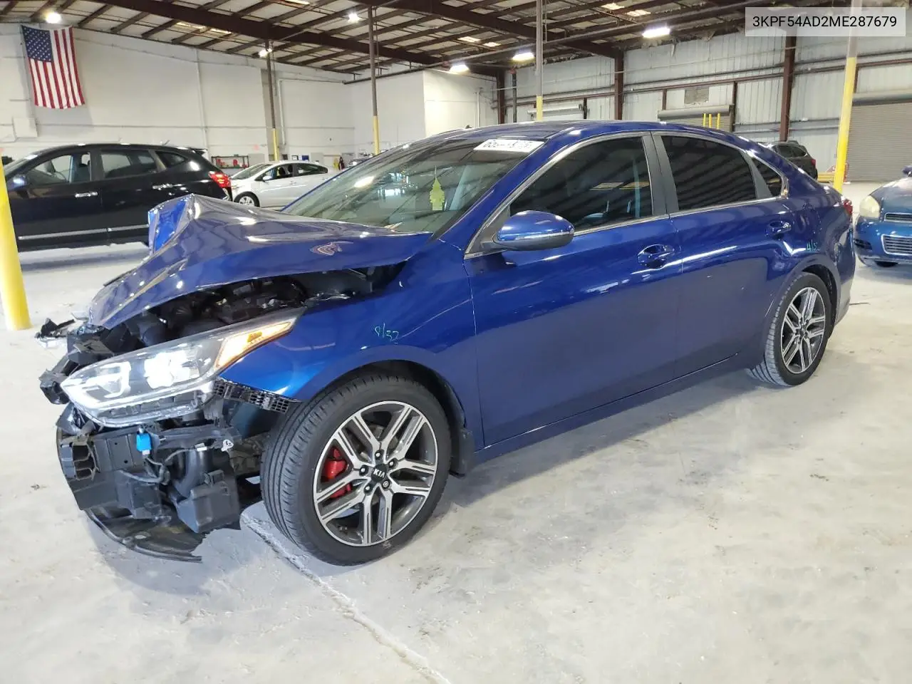 2021 Kia Forte Ex VIN: 3KPF54AD2ME287679 Lot: 65947955