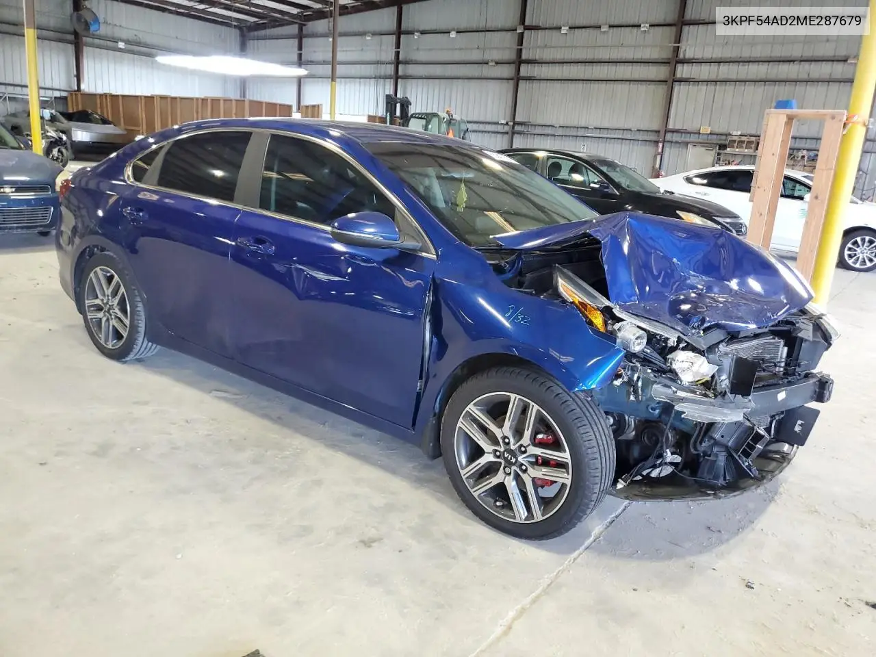2021 Kia Forte Ex VIN: 3KPF54AD2ME287679 Lot: 65947955
