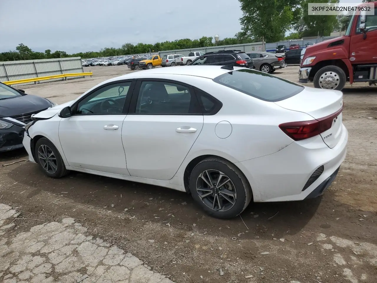 2022 Kia Forte Fe VIN: 3KPF24AD2NE479632 Lot: 55331825