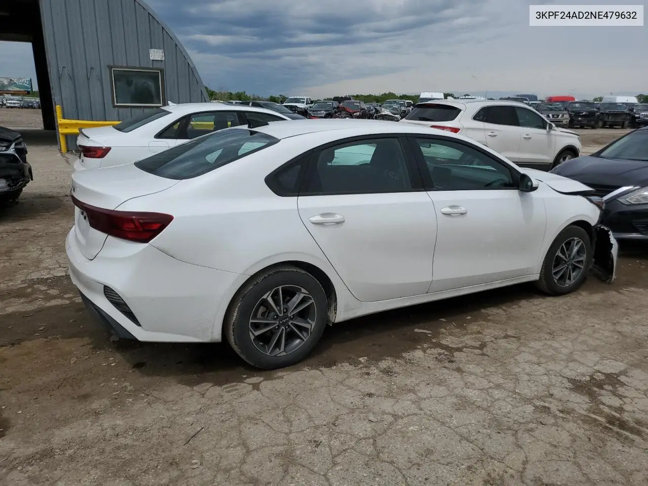 2022 Kia Forte Fe VIN: 3KPF24AD2NE479632 Lot: 55331825