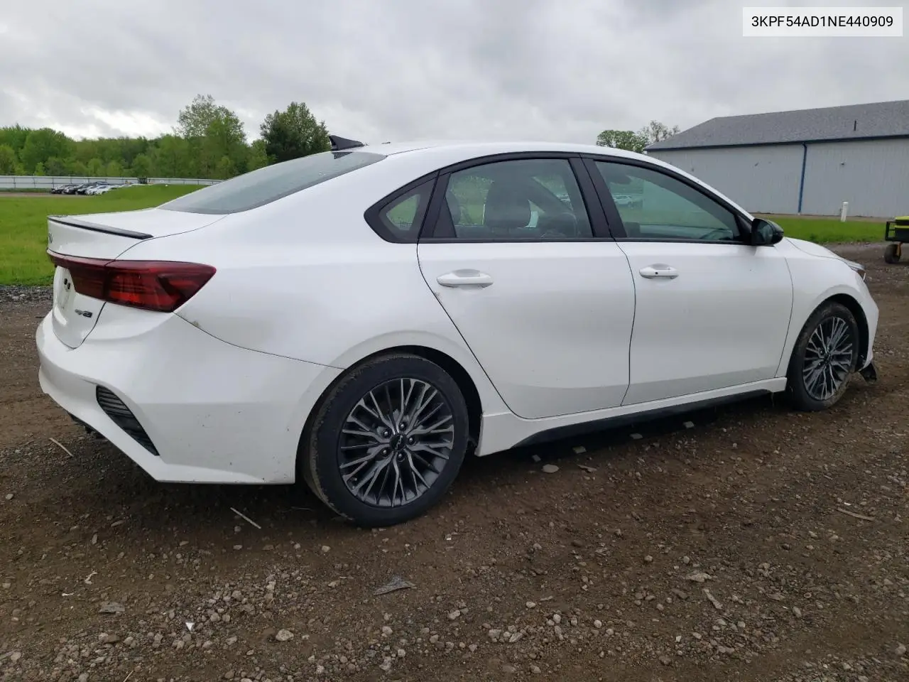 2022 Kia Forte Gt Line VIN: 3KPF54AD1NE440909 Lot: 56721585