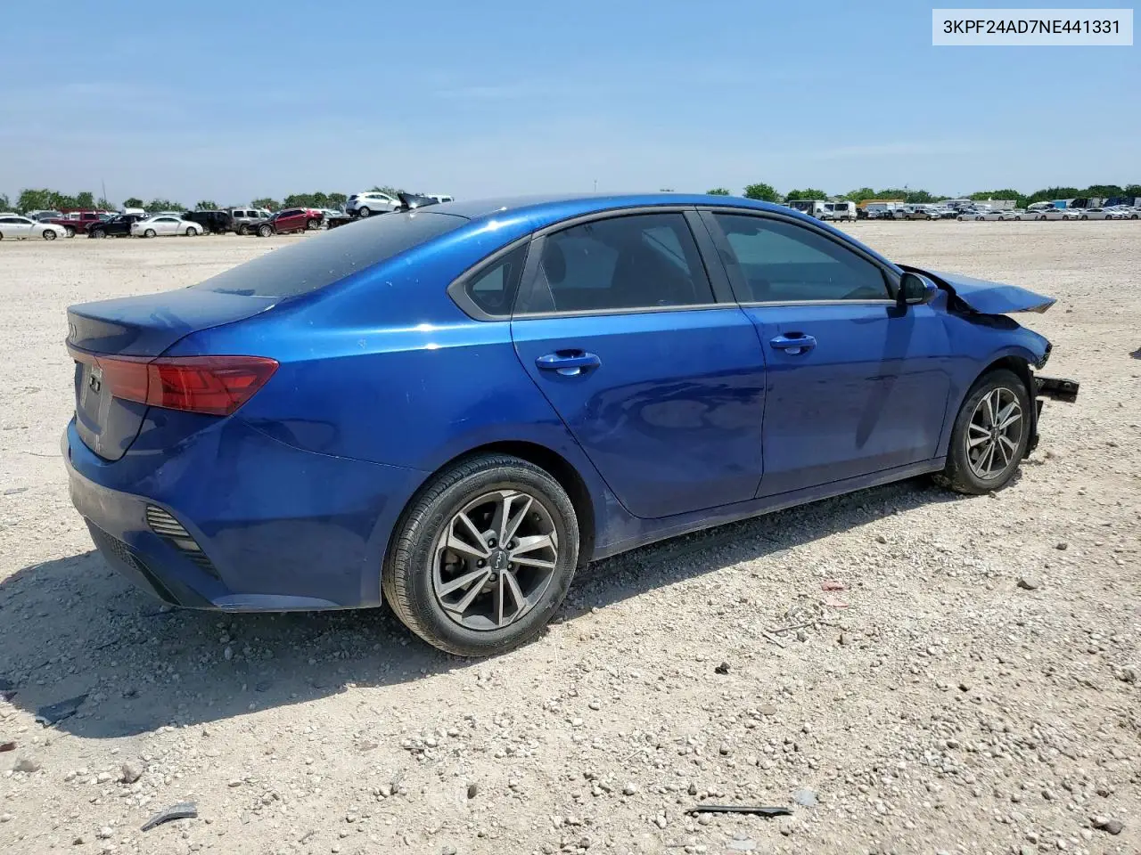 2022 Kia Forte Fe VIN: 3KPF24AD7NE441331 Lot: 56856695