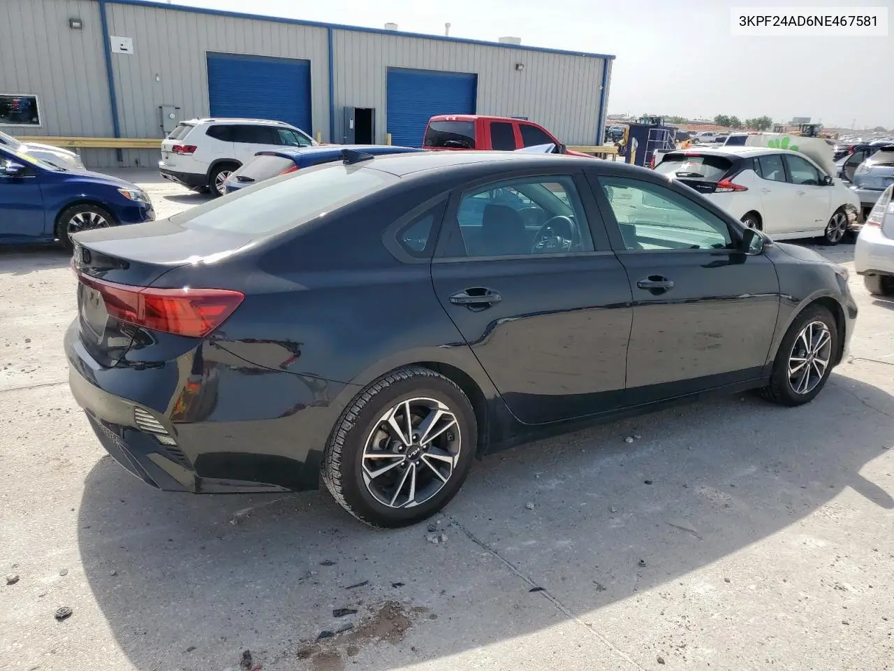 2022 Kia Forte Fe VIN: 3KPF24AD6NE467581 Lot: 56874885
