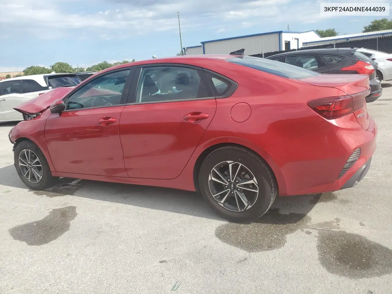 2022 Kia Forte Fe VIN: 3KPF24AD4NE444039 Lot: 57040985