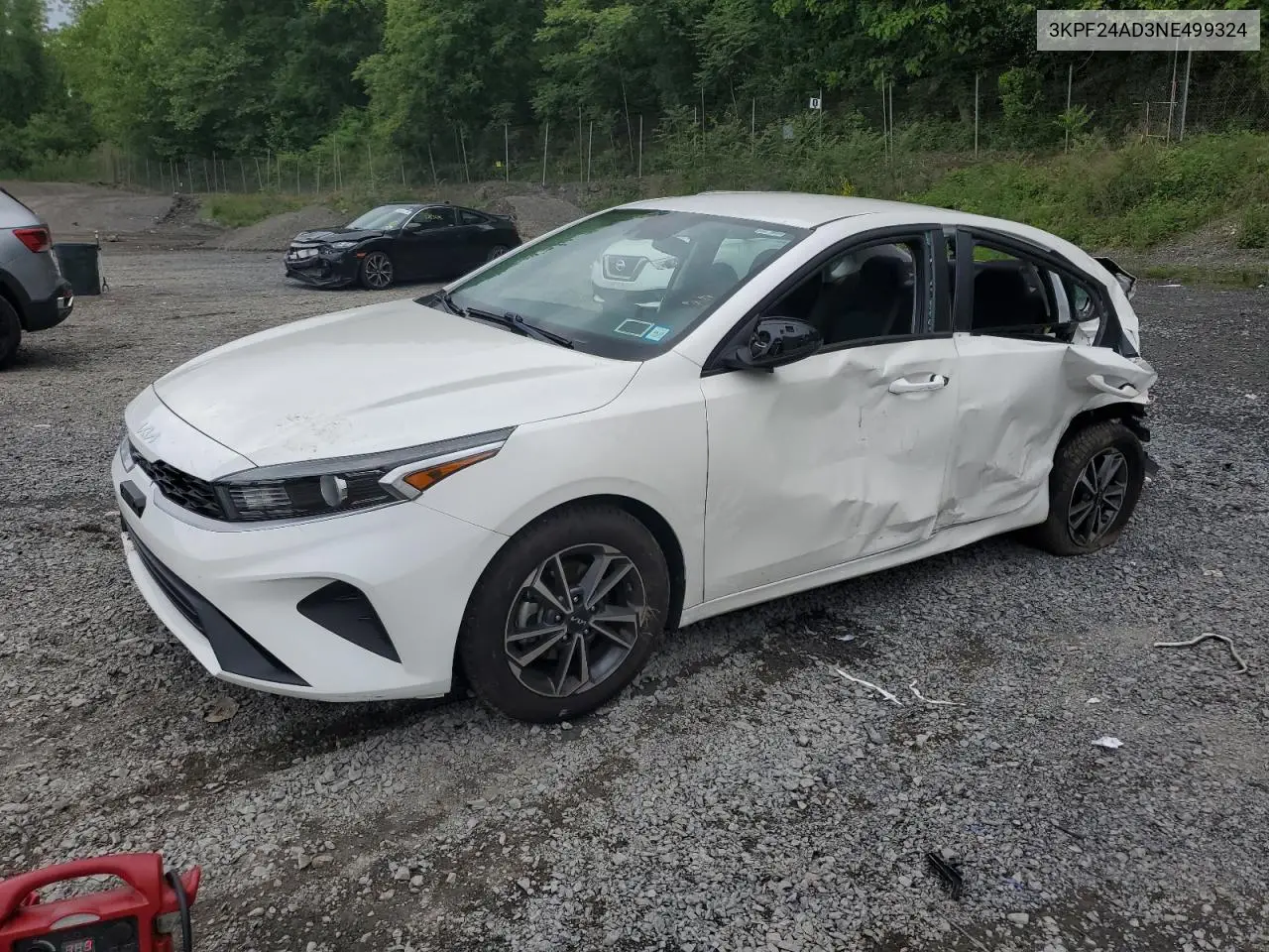 2022 Kia Forte Fe VIN: 3KPF24AD3NE499324 Lot: 58827665