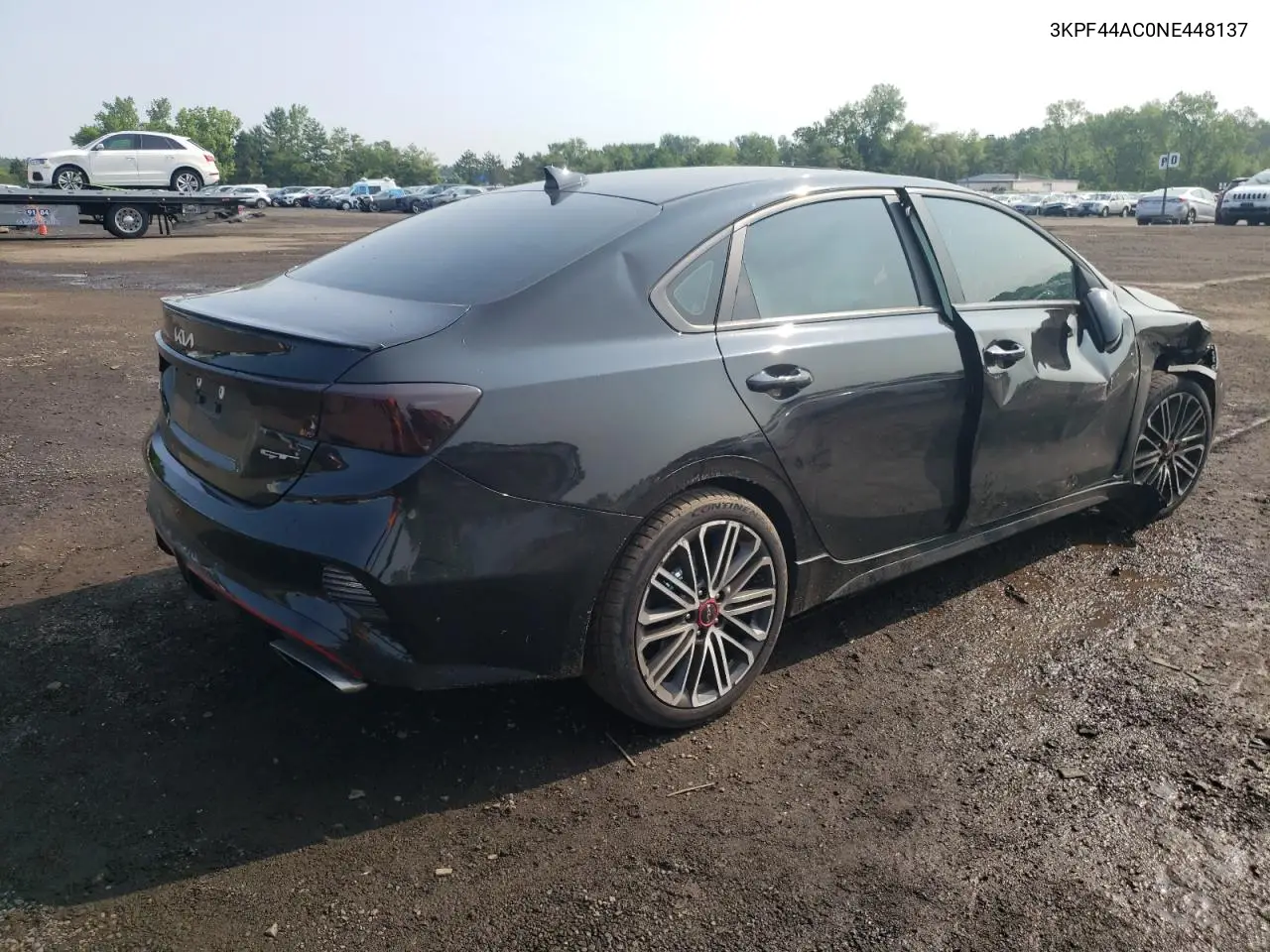 2022 Kia Forte Gt VIN: 3KPF44AC0NE448137 Lot: 60433905