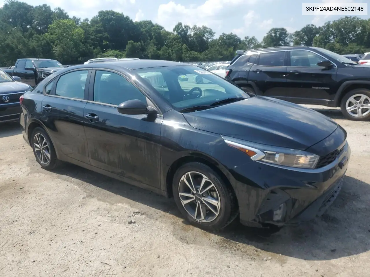 2022 Kia Forte Fe VIN: 3KPF24AD4NE502148 Lot: 61691665