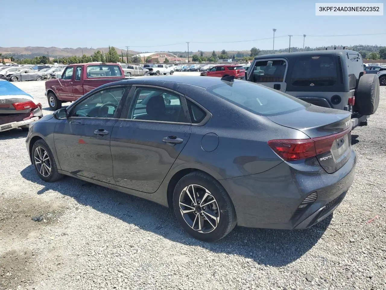 2022 Kia Forte Fe VIN: 3KPF24AD3NE502352 Lot: 62417075