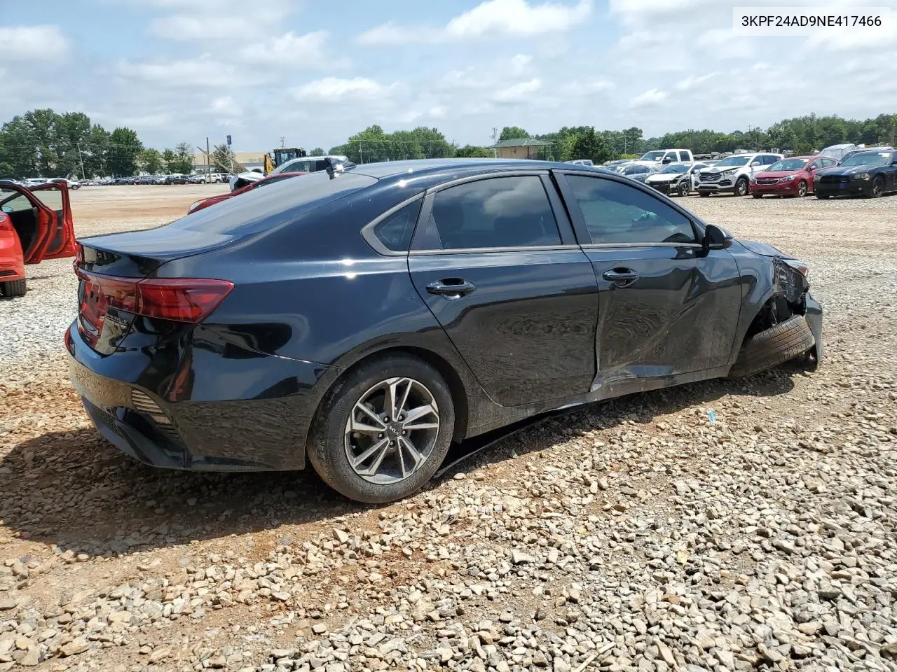 2022 Kia Forte Fe VIN: 3KPF24AD9NE417466 Lot: 62757945