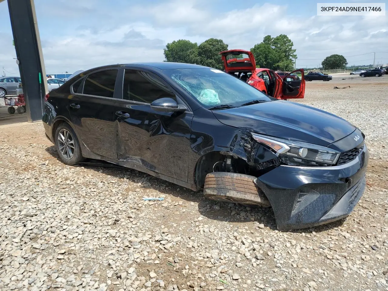 2022 Kia Forte Fe VIN: 3KPF24AD9NE417466 Lot: 62757945
