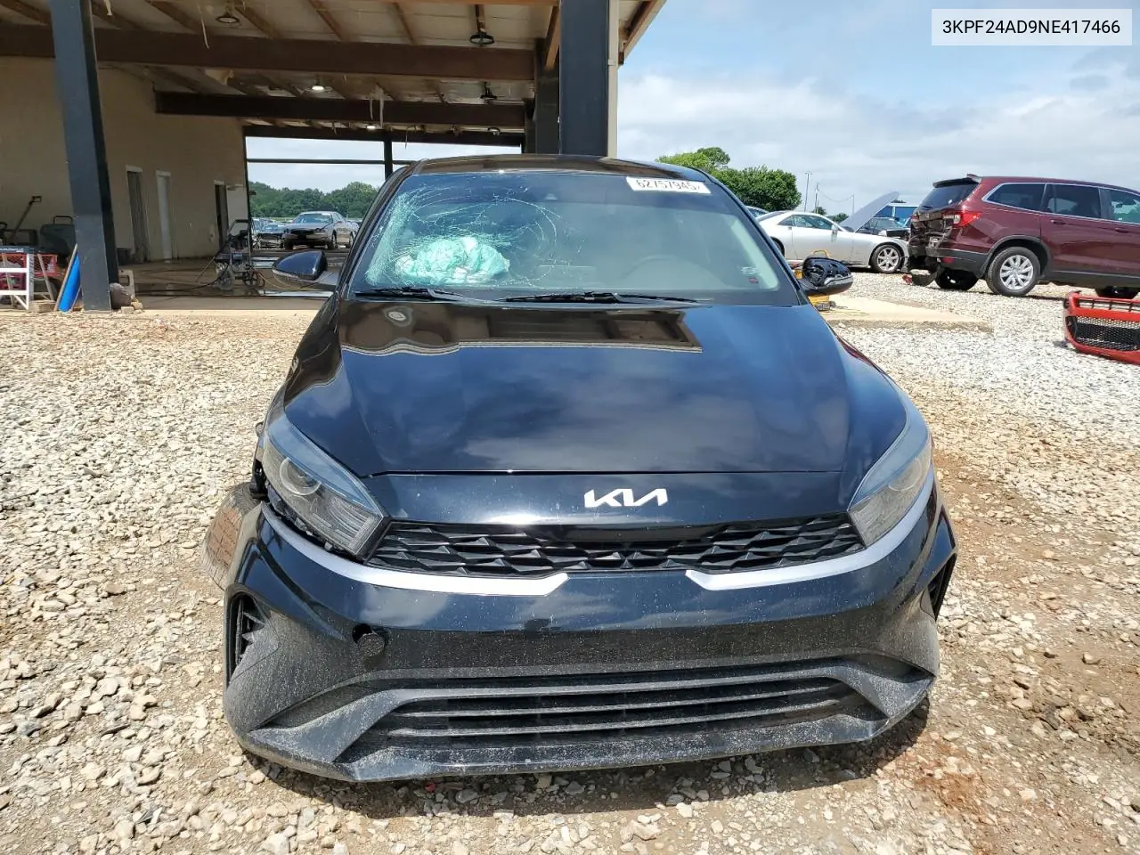 2022 Kia Forte Fe VIN: 3KPF24AD9NE417466 Lot: 62757945