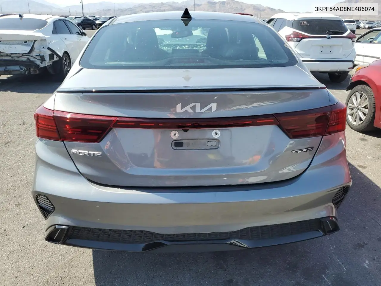 2022 Kia Forte Gt Line VIN: 3KPF54AD8NE486074 Lot: 62958785