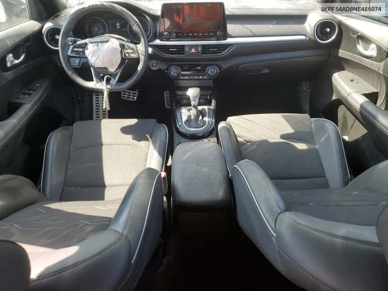 2022 Kia Forte Gt Line VIN: 3KPF54AD8NE486074 Lot: 62958785